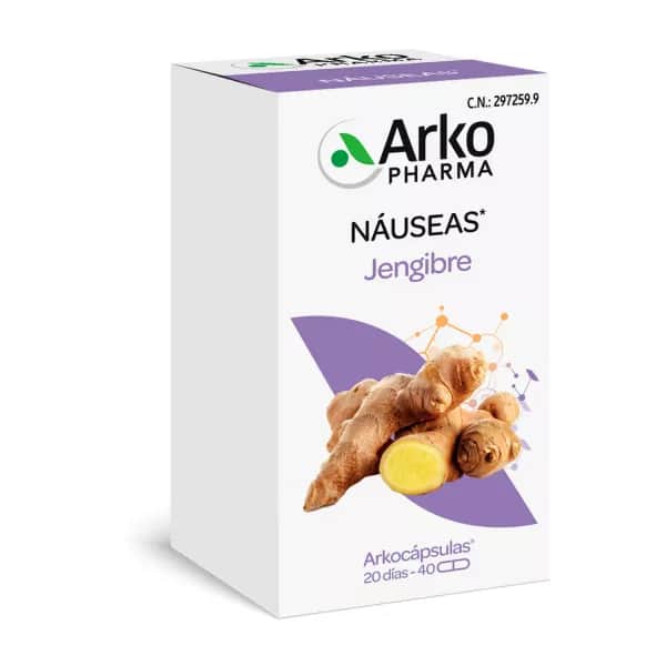 Arkopharma Arkocápsulas Jengibre Bio 40 cápsulas